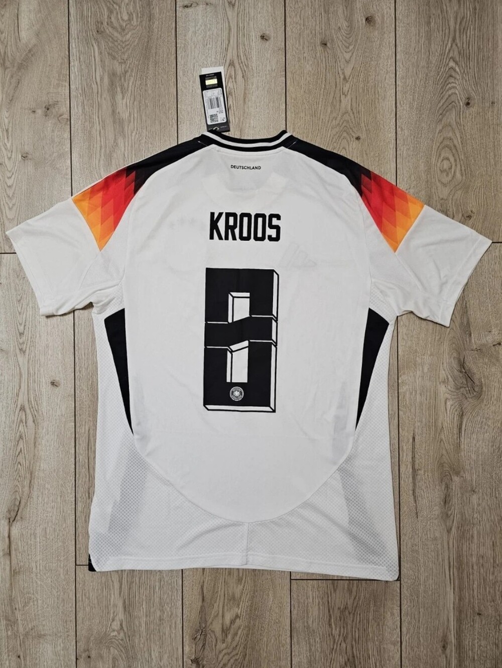 Toni Kroos Adidas Germany Home Jersey #8 / Men's Size LARGE / 2024